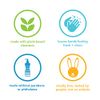 Method Gel Hand Soap, Violet + Lavender, Reusable Silver Aluminum Bottle, Biodegradable Formula, 12 oz (Pack of 3)