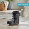 McKesson Small Low Top Pneumatic Black CAM Walker Boot Left or Right Foot, 1 Count