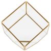 Sass & Belle Brass Cube Terrarium