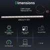 BIQU Panda Lux Compatible with Bambu-Lab A1 LED Light Strip Easy Installation High Brightness Light Bar