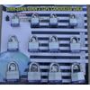 12 SECURITY ASSORTED SIZES LOCK SET W SAME MATCHING KEYS BOAT DOOR TOOL SET GATE
