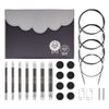 KnitPro - KnitPro Karbonz Interchangeable Deluxe Knitting Needle Set - 1 Set
