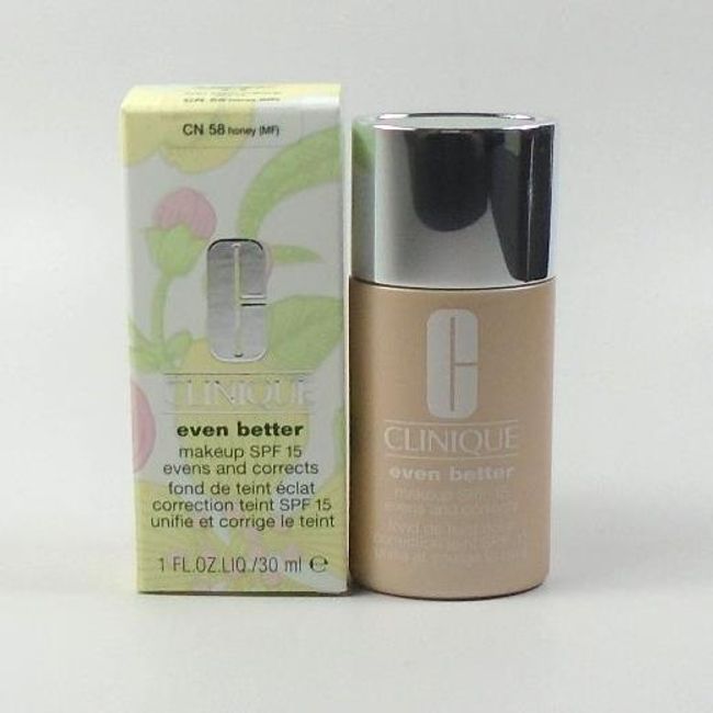 Clinique Even Better Makeup SPF15 Evens & Corrects Foundation 58 HONEY 30ml *NEW