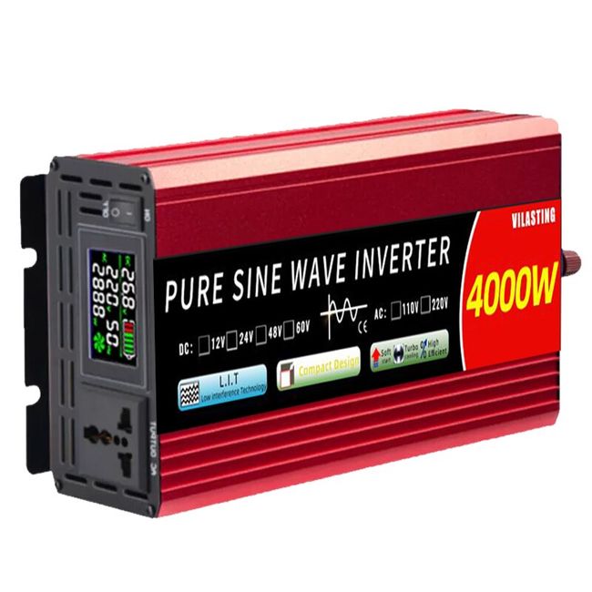 Excellent 2000w Pure Sine Wave Solar Power Inverter 12v 220v