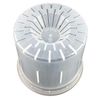 6" Slotted Clear Orchid Pots by rePotme - 3 Pack (Crystal Clear)