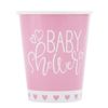 Baby Shower Disposable Tableware (Pink Cup, 24)