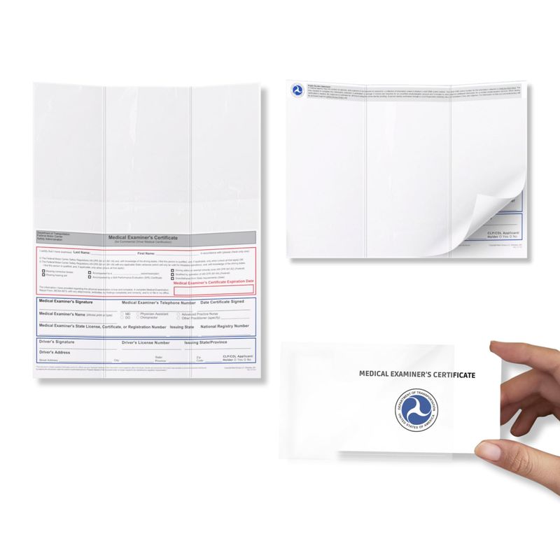 Authorized Inspector 2028 DOT FMCSA Medical Examiner Certificate Cards ...