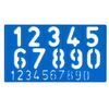 Major Brushes Alphabet Stencil Signwriting Kit 50mm Upper & Lower Case