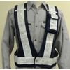 Mizukei Yakutsu Multi-functional Vest with LED [Glowing!], Navy/White (Blue LED)