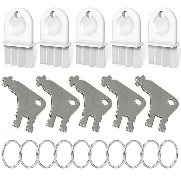 Paper Towel Dispenser Key, 10 Pack Toilet Paper Dispenser Key for Universal Waffle San Jamar Commercial Georgia Pacific