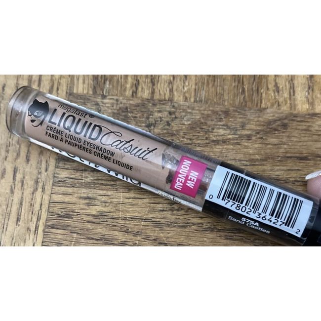 Wet N Wild MegaLast Liquid Catsuit Creme Liquid Eyeshadow Samd Castles-New