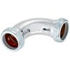 Keeney 673K 90-Degree Coupling Elbow, Polished Chrome