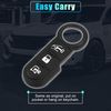 X AUTOHAUX 3 Button Auto Remote Fob Case Insert Rubber Keypad Replacement