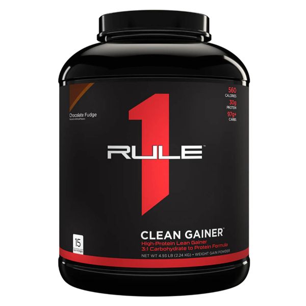 RULE 1 Clean Gainer 15 Serv. Chocolate Fudge Clean Protein Gainer 4.93lb