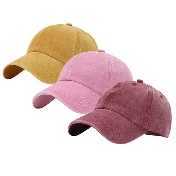 Hccfit 3 Pack Toddler Hat Toddler Baseball Hats for 2-7 Years Boys and Girls