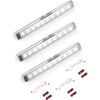 3 Pack Automatic Motion Sensor Closet Lights with Eye-Protection Design, LED Bea