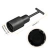 sourcing map E14 Shade Ring Removal Tool T Type Light Replacing Accessories Black Plastic, Pack of 6