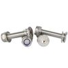 Bolt Base M6 x 40 A2 Stainless Steel Socket Countersunk Screws + Nyloc Nuts & Washers (10 Each)