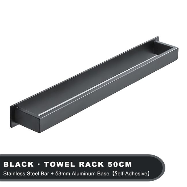 Black Shower Shelf - No Drilling Shower Shelf Stainless Steel