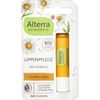 Alterra Organic Camomile Lip Care, 1 Unit, for Soft Lips, Smoothness and Gentle Care with Organic Olive Oil, Certified Natural Cosmetics