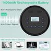 CD Player Portable, MONODEAL Rechargeable Portable CD Player with Built-in Sp...