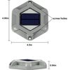 T-SUN 8Pcs Blue Solar Deck Lights Driveway Dock Garden LED Light Step Lights