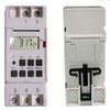 Maclean MCE09 Digital Timer Din Rail Home Kitchen 10 Programs 3600W Max 156 Programs Electric Timer,White