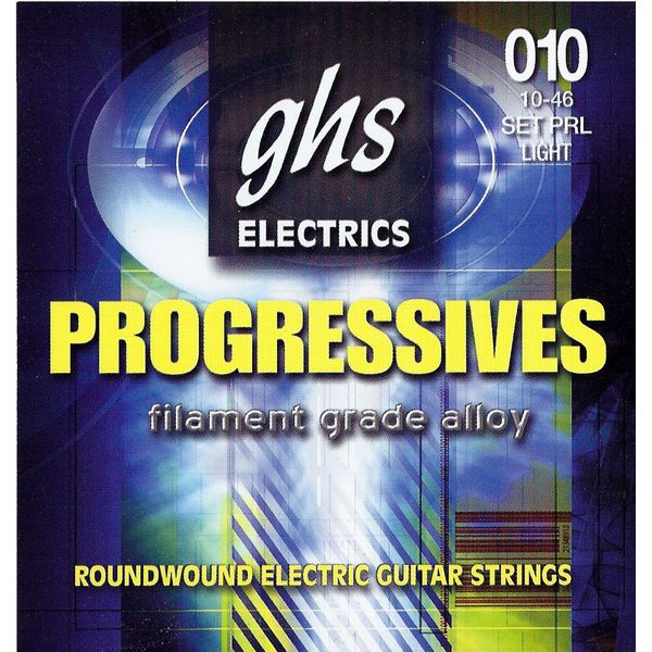 GHS Progressives - PRL - Electric Guitar String Set, Light, .010-.046