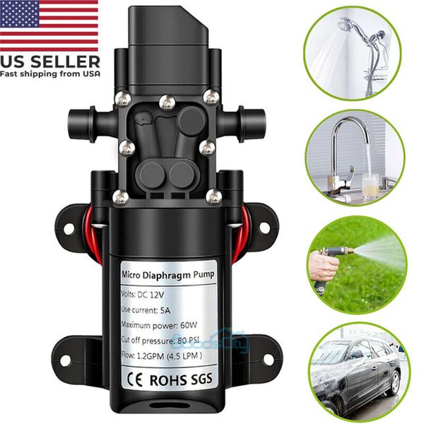 NEW 70W Automatic Water Pressure Booster Pump for Home Shower Washing Machine US