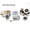 Set of 4 Double Shower Door Rollers/Runners/Guides/Wheels Diameter 25mm