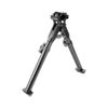 UNIVERSAL BARREL CLAMP ON BIPOD WITH ADJUSTABLE LEGS, ALUMINUM