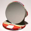 Round Hand Mirror (Checkered Red)