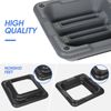16'' Fitness Aerobic Step Platform Adjust 4" - 12" Exercise Stepper W/ 4 Risers