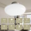 Daylight White LED Mini Ceiling Light (Motion Sensor/Illuminance Sensor) 100W Equivalent, Light Fixture, Small Lighting, 2,000 lm, Energy Saving, No Construction Required, Direct Lighting, Ceiling