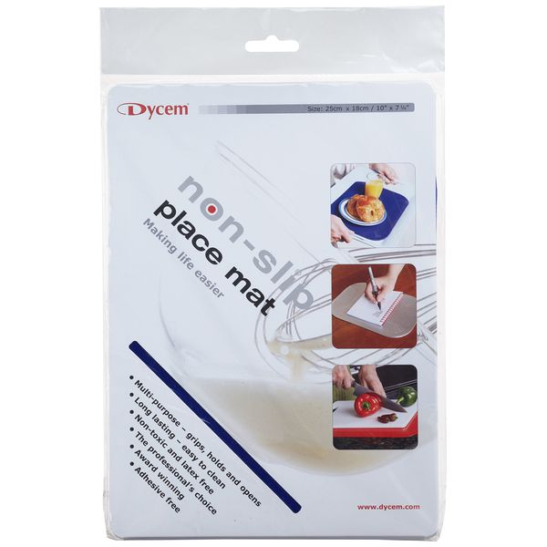 Non Slip Pad Dycem Rectangular 25 X 18cm Blue