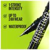 Maybelline Pen Eyeliner, Waterproof, Brush Tip Liner, Precise Lines, Tattoo Impact, Up to 24h Wear, Tattoo Liner Ink, Jet Black