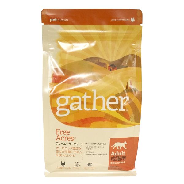 GATHER Gather Free Acres 16.9 oz (454 g) Cat Food, For All Cat Species, Organic Chicken, Grain Free, Potato Free, Meal Free, Superfood Formulated