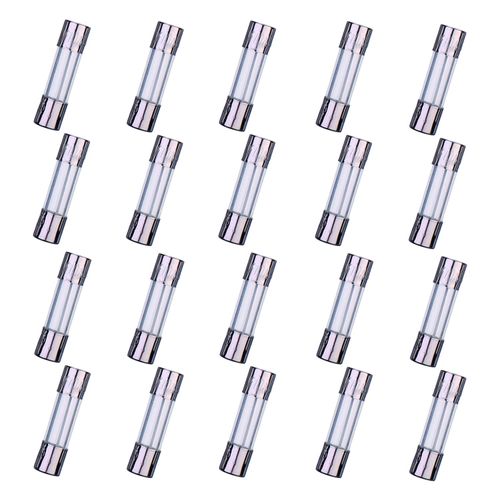 HUAREW F10AL250V 20 Pcs 5x20mm Fast-Blow Glass Fuse 10A 250V 0.2x0.78 inch time delay Fuse(Pack of 20 Pcs)