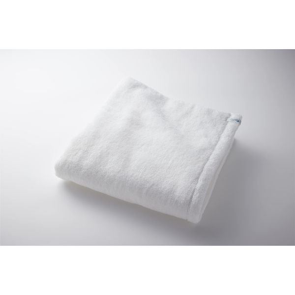 sarana Bath Towel, Antibacterial, Antiviral Treatment, Deodorizing, Clean, White, 24.8 x 47.2 inches (63 x 120 cm), Fluffy, Soft