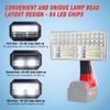Flashlight Compatible with Milwaukee Battery 40W 4200LM Cordless LED Work Light