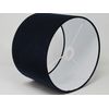 Navy Blue Velvet Drum Lampshade
