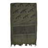 Fox Outdoor Products Tactical M16 Shemagh, Olive Drab/Black