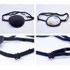 Black Protect Eye Patch Satin Single Eye Patch Lazy Eye Amblyopia Strabismus Eye Masks