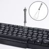 Keyboard Lube Kit, Key Cap Puller, 5pcs Mechanical Keyboard Switch Puller Set Keyboard Switch Cleaner, Contain Keycap Puller/Remover, Switch Puller, Switch Stem Holder, Lube Brush, Tweezers (Black)