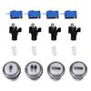 24Mm Button Butts 4 X Led Start Push Button Kit Part Player 2 Player Led Coin Buttons for