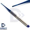 Dental PDL Luxating Root Elevators Set of 7 Straight Angled Spade Serrated Tips