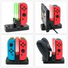 FYOUNG Charging Dock Station Compatible With Pro Controller/Joy Cons for Switch/Lite/OLED - Controller Charger With Type-C Cable - Black