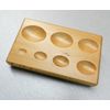 OVAL FORMING BLOCK WOOD DAPPING BLOCK SHAPING TOOL JEWELRY FORMS SHAPE 7 SIZES (E 10) NOVELTOOLS by NOVELTOOLS