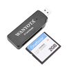 WANYOTA USB Compatible CF Card Reader with Type-A USB Connector, CF Port High Speed Transfer, Black
