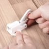 sourcing map Door Spring Bolt, Aluminum Alloy Security Automatic Window Gate Latch Bounce Lock White